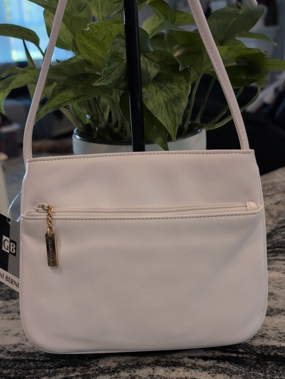 Giani Bernini Double Top Zip Crossbody Bag with Matching ID Coin Pouch